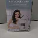 Portable Air Conditioners, SMLEGFT Evaporative Air Cooler with 7 Color Light & 900ml Large Tank, 3 Speeds & 2/4/6/8H Timer, Dual Mist Spray & Dual Icebox, Personal Air Conditioner for Bedroom Office