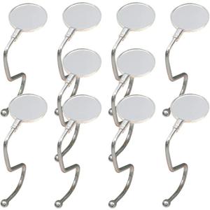 Zerodeko 10 Pcs Purse Hooks - Table & Desk Hanger Holder, Under Counter & Christmas Stocking Holder, Mantel Hooks