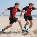 XUKER Water Socks Neoprene Socks, 3mm Glue Blind Stitch Sand Beach Volleyball Wetsuit Socks Water Booties for Diving