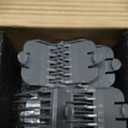 Clipper Guards for Wahl 10 12 14 16 18 20 Hair Clipper Guards 6pcs Extra Long Clipper Guard Attachments 2.5 Inch Clipper Guides Multiple Sizes Universal 2.5", 2.25", 2", 1.75", 1.5", 1.25" (Gray)