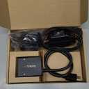 StarTech.com 4K HDMI Splitter 1 In 2 Out - 4K 30Hz HDMI 1.4 2 Port Video Splitter Box -with high speed HDMI cable, USB power cable - Black (ST122HD4KU)