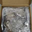 DOYOLLA Christmas Stocking Holders Xmas Fireplace Hanger Hooks Holiday Mantel Garland Clips Metal Grips Set of 4 (Silver)