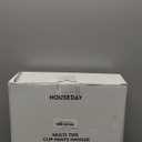 HOUSE DAY Skirt Hangers Space Saving 2 Pack, Double Row 4-Tier Non-Slip Hangers with Clips for Skirts, Shorts, and Pants - Lotus Wood Clip Hanger for Women - Closet Organizers and Storage (Mahogany)