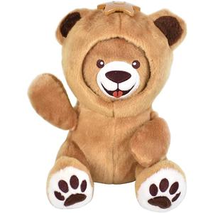 Whatsitsface 12 Inch Teddy Bear Plush with 6 Different Faces