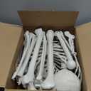 5.4Ft/165cm Posable Halloween Skeleton, Full Body Life Size Skeleton with Movable Joints for Indoor Outdoor Halloween Decorations, Spooky Party Props Decor