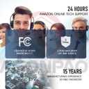 2 for Multi-Code 3089 MultiCode 308911 Linear MCS308911, 300MHZ 10 Dip Switch Gate Opener Remote, Multi Code Garage Door Opener10-Year-Warranty (Black)