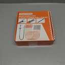 2 x 51inch Drain Hair Remover(6pack),34inch Drain Clog Remover(1pack),Drain Auger Cleaner Tool Set For Toilet, Kitchen Sink, Bathroom Tub, 7 Pack