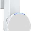 Maxonar Wall Mount for Echo Pop, Echo Pop Wall Mount Speaker Stand Holder No Screws and Drill Needed Cable Hidden Storage- White (1 Pack)