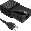 New Slim 65W Laptop Charger Fits for Lenovo Thinkpad Laptop Charger 65W USB C Charger T14 T14s X1 Think pad, Yoga Computer Charger 7i, 65 Watt Fast Replacement Type C Chromebook Power Cord AC Adapter
