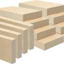 12PCS Woodstove Firebricks, Fire Bricks, Size 9" X 4-1/2" X 1-1/4", Fire Bricks for Wood Stove, Fireplaces, Brick Fireplace