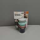 Boon Snug Toddler Snack Containers with Lids - Includes 2 Lids and 2 Baby and Toddler Spill Proof Cups for Snacks - Toddler Snack Cups for Home and Travel Essentials - Pink and Blue (Mint)