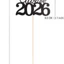3 x 10 PCS Graduation Class Centerpieces Black Class of 2026 Graduation Centerpieces, 2026 Centerpieces for Tables Cake Toppers