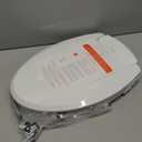 Brondell Bidet Toilet Seat S1400, Smart Toilet Seat, Dual Stainless-Steel, Self-Cleaning Nozzle With Clean Plus Technology, Endless Warm Water Bidet, Warm Air Dryer-Nightlight, Heated Seat, Elongated