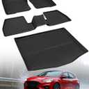 DiffCar Floor Mats for Ford Focus 2012 2013 2014 2015 2016 2017 2018, All Weather TPE Car Accessories for Focus S SE SEL Titanium (Not Fit Hatchback/Electric) Rubber Car Floor Mats for Ford Sedan