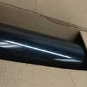 Brunswick Large, Steel, Post Mount Mailbox, Black with Brushed Nickel