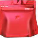 4oz 1/4 lb 60pcs Coffee Bags with Valve,Vented Coffee Bag Barrier Bag Store Bag Coffee Packaging Storage Pouches Stand-up Bags for Food Diamond Shaped Need to Use Heat Sealing MachineRed (3.5oz)