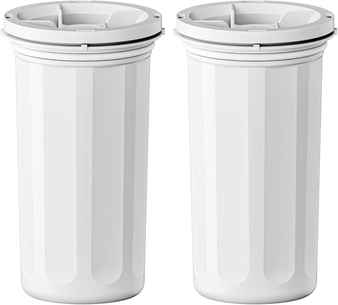 Replacement for New Culligan Pitcher & Dispenser ZEROF01 Water Filter Cartridge, 5-Stage Advanced Filtration, Reduces Lead, Total PFAS, Mercury, Fluoride & Chlorine by GAMOTH, 2 Count