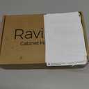 Ravinte 30 Pack Matte Black Square Kitchen Cabinet Knobs,Zinc Solid Drawer Pulls,Farmouse Cabinet Handles for Cupboard, Dresser, Closet and Bathroom, Modern Cabinet Hardware for Cabinets