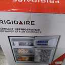 Frigidaire EFR3A1 Compact Small Top-Freezer Refrigerator, Stainless Steel Mini Bar Fridge, Platinum Series-21.26" D x 17.83" W x 33.5" H, 3.2 cu ft Double Door