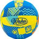 Wahu 100% Waterproof All-Purpose Pool Ball for Beach Volleyball, Soccer, and More, 6.5" Round Water Ball for Beach and Pool Sports Games