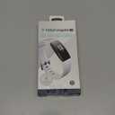 Fitbit Inspire HR Heart Rate and Fitness Tracker With S and L Bands, White, One Size, 1 Count