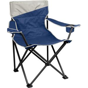 Coleman Big-N-Tall Camping Chair with Cup Holder & Side Pocket, Water-Resistant XL Outdoor Seat Supports up to 600 lbs, Great for Camping, Tailgating, Firepits, Patio, & More, One Size