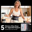 Ultra Breathable Back Brace for Women-[Upgraded Medical-Grade Support] Lower Back Brace, Slim & Discreet Back Support Brace for Pain Relief, Herniated Disc, Sciatica, Scoliosis(X-Large)