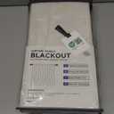 100% Blackout Shield Linen Blackout Curtains for Bedroom 96 Inches Long, Back Tab/Rod Pocket Living Room Drapes, Thermal Insulated Blackout Curtains 2 Panels Set, 50" W x 96" L,Cream