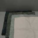 MIULEE Pack of 4 Christmas Couch Throw Pillow Covers 18x18 Inch Neutral Green Soft Decorative Chenille Pillow Covers Farmhouse Accent Cushion Covers for Boho Home Decor Sofa Bedroom Living Room