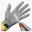 BeaverCraft Wood Carving Gloves CRG - Cutting Cut Resistant Gloves Level 5 for Whittling, Woodworking, Food Prep