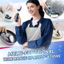 Dish Brush Head Replacement for OXO, 4 Pack Refill Head for OXO Dish Brush, Dish Brush Cleaning Soap Dispensing Head Replacement for Scrubber (Black)