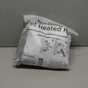 NICREW Pet Heating Pad for Dogs and Cats, Heated Cat Bed with Steel-Wrapped Cord and Soft Fleece Cover, 17.7 x 15.7 Inches, 30 Watts