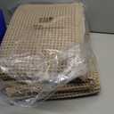 MIULEE Set of 2 Waffle Bathroom Runner Rugs, Boho Bath Rugs Non Slip Washable, Super Absorbent Runner Bath Mats, Rubber Backed Shower Mats for Hallway Bedroom Laundry Room, Brown, 2'x5'(24x60 Inch)