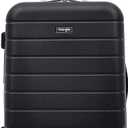 Wrangler Smart Spinner Hardside Luggage, 3 Piece Set, Black (30"/26"/22")