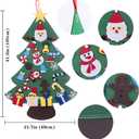Felt Christmas Tree for Kids Wall, DIY Felt Christmas Tree for Toddlers Set with 28 Ornaments, Kid Christmas Decorations for Wall Hanging Xmas Gifts (Multicolor)