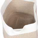 Garneck 1pcs Extra Large Cotton Rope Basket Handles Foldable Storage Bin for Toys Clothes and Laundry Stylish Woven Organizer for Home Office and Kitchen Decor