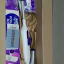 Swiffer PowerMop Multi-Surface Mop Kit for Floor Cleaning, Fresh Scent, Mopping Kit Includes PowerMop, 2 Mopping Pad Refills, 1 Floor Cleaning Solution with Fresh Scent and 2 Batteries (Purple and White)