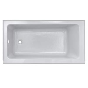 American Standard 2973202.020 Studio 60 x 30-Inch Alcove Bathtub, Left-Hand Drain, White