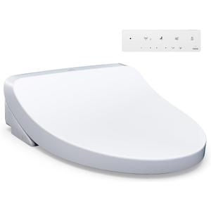 TOTO WASHLET KS5 Electronic Bidet Toilet Seat with Instantaneous Water Heating, Self-Cleaning Wand and Heated Seat, Elongated, Cotton White - SW3216#01
