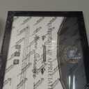 KINLINK 6x8 Picture Frame Black, Solid Wood Frames with Acrylic Plexiglass for Pictures 4x6 with Mat or 6x8 without Mat, Tabletop and Wall Display Photo Frame, Set of 4