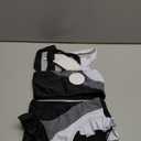 YOUNGER TREE Toddler Girls Two Pieces Swimsuit Color Block Stripe Swimwear Summer Beach Bathing Suit 18M-5T (Black#white)