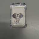 Magnetic Wallet Cell Phone Card Holder for Phone Case with Mag-Safe PU Leather Wallet for iPhone 15 14 13 12 Pro/Pro Max/Plus/Mini (Retro Elephant)