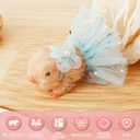 Silicone Pig Set, Realistic Pig Toys with Nursing Bottle & Headband & Apron, Reborn Interesting Silicone Animals with Clothes for Kids Boys Girls