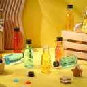 Boao 50 Sets Baby Shower Favors for Guests Include 50 1.7oz Mini Honey Bee Empty Plastic Alcohol Shot Bottles with 1 Funnel Baby Shower Return Gift for Guests Gender Reveal Gifts Ideas (Honey)