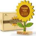 Sunflower Thank You Gift - Teacher Appreciation, Best Friend Gift, Employee Appreciation, Paraprofessional & Assistant Principal Gift, Friendship Gift for Women, Sunflower Decor (W4)