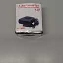 Portable 12v Heater, 200W Fast Heating Fan, Plug into Cigarette Lighter 360 Degree Rotation for Car Windshield, Defroster Defogger Car Heater