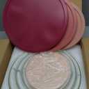 COOK WITH COLOR 12 Pc Glass Mixing Bowl Set with Lids  Borosilicate Glass Nesting Bowls for Cooking, Baking and Meal Prep, Fluted Rose