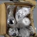 2 Pack White Curtain Rod 36-60 Inch, 1 Inch Adjustable Heavy Duty Curtain Rods for Windows, Decorative Modern Window Treatment Rods, Splicing Metal Drapery Pole, Easy Installation