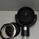 Portable Range Hood, Desktop Range Hood with 2 Speed Exhaust Fan, Detachable Aluminum Filter, Large Oil Collection Cup, Portable Kitchen Exhaust Fan for Indoor BBQ, Hot Pot Camping Trips Home (Gold)