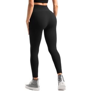 Hethrone Leggings for Women, Leggings High Waisted Soft Women's Leggings for Workout Yoga Gym (X-Large, Black)